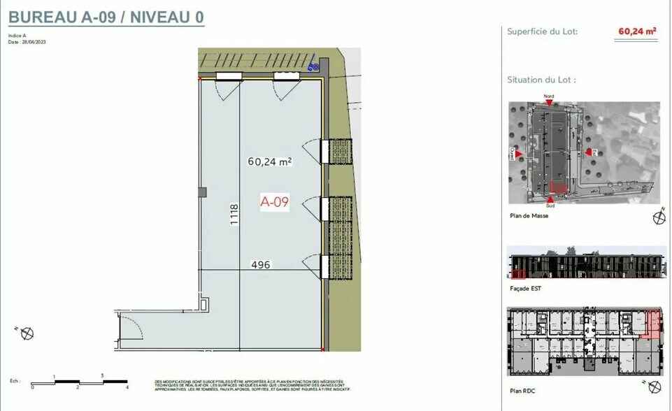 Bureau dans Biarritz à louer - Plan d’étage – Image 2 sur 2
