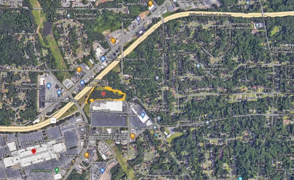 0 Ben Hill Rd SW, Atlanta, GA à vendre - Aérien – Image 3 sur 3