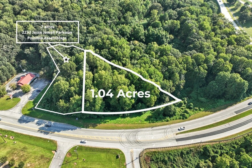 2222 Jesse Jewell Pky NE, Gainesville, GA à vendre - Aérien – Image 2 sur 11