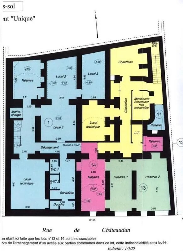 Paris, PAR 75009 - Lot 01 -  - Plan d’étage - Image 2 of 5