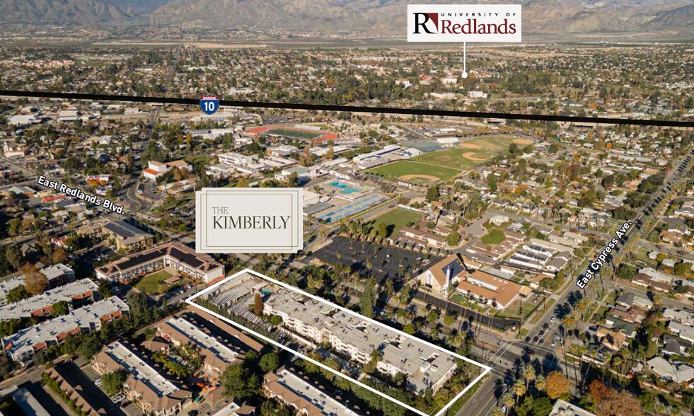 475 E Cypress, Redlands, CA à vendre - Aérien – Image 2 sur 9
