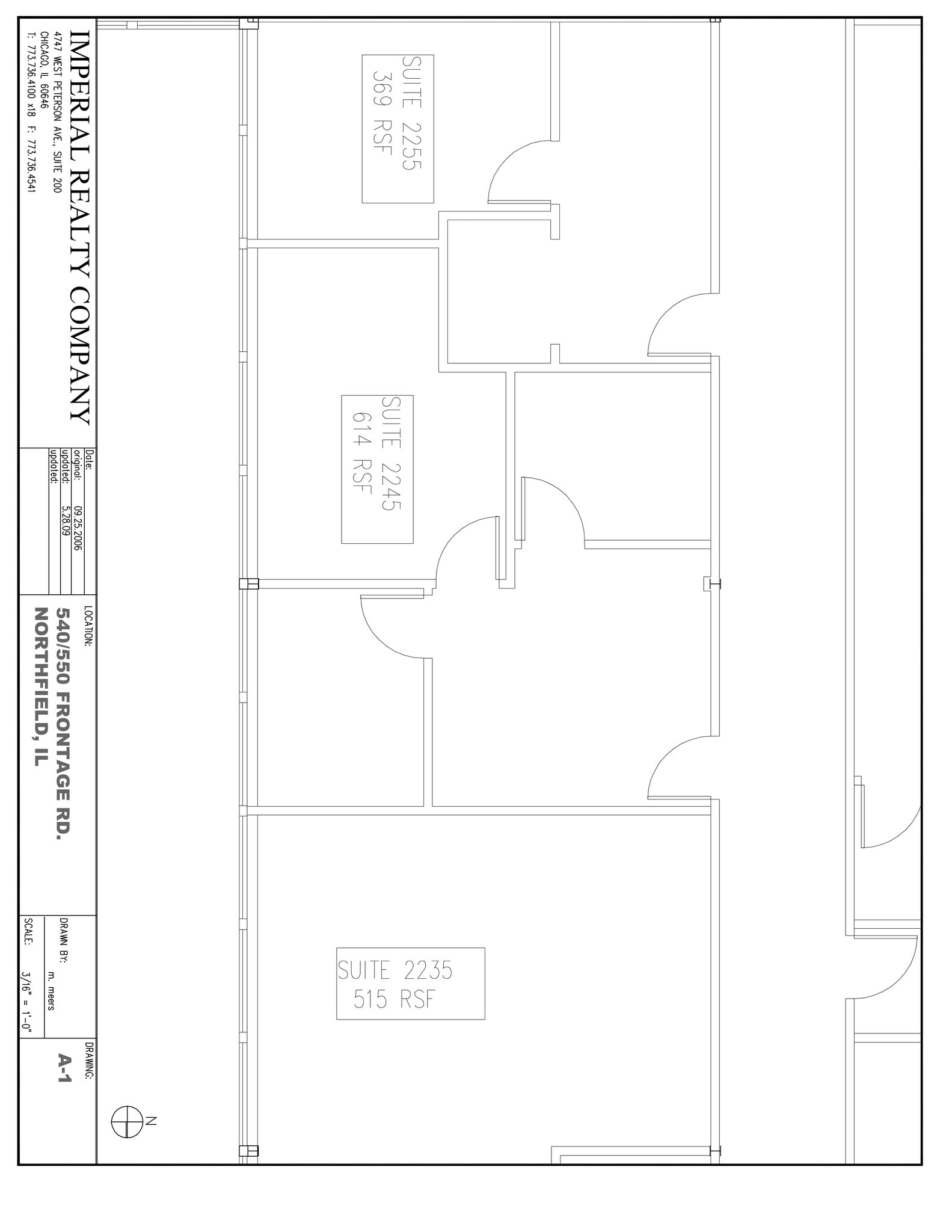 540-550 W Frontage Rd, Northfield, IL à louer Plan de site– Image 1 sur 1