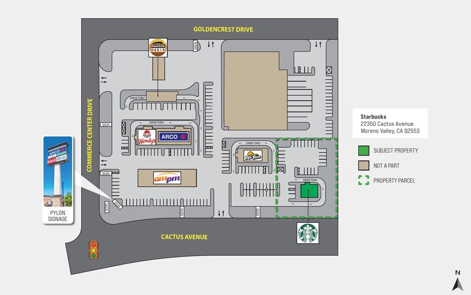 22350 Cactus Ave, Moreno Valley, CA à vendre - Plan de site – Image 2 sur 3