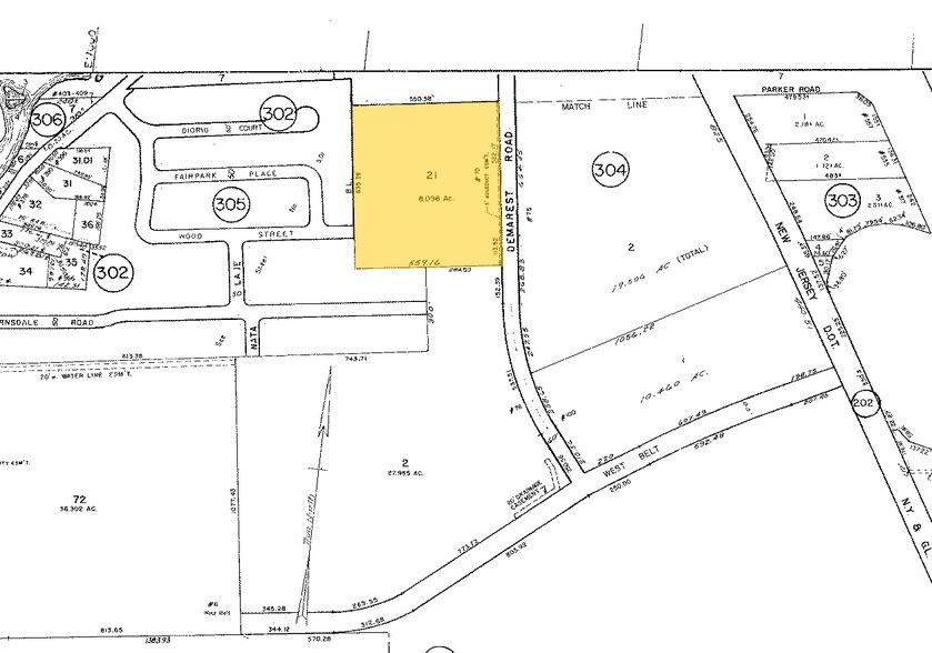 70 Demarest Dr, Wayne, NJ à louer - Plan cadastral – Image 2 sur 8