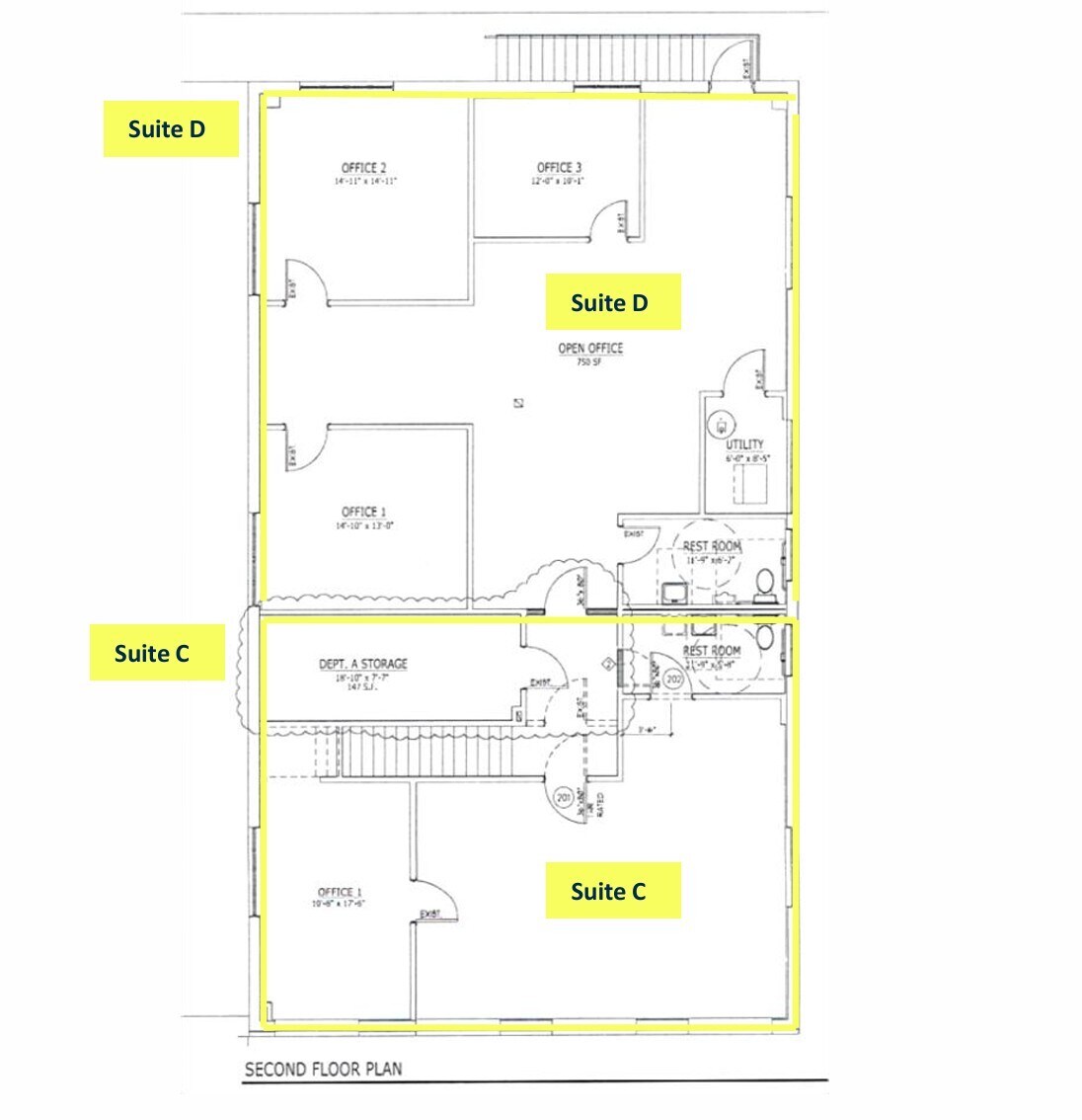 105 Oak St, Norwood, NJ à louer Plan d’étage– Image 1 sur 1