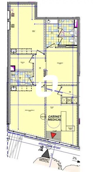 Bureau dans Osny à louer - Plan d’étage – Image 3 sur 4