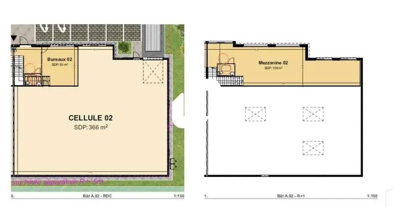 Bureau dans Colombier-Saugnieu à louer - Plan d’étage – Image 3 sur 5