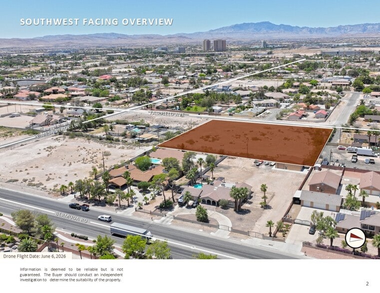 Fairfield Ave, Las Vegas, NV à vendre - Aérien – Image 2 sur 6