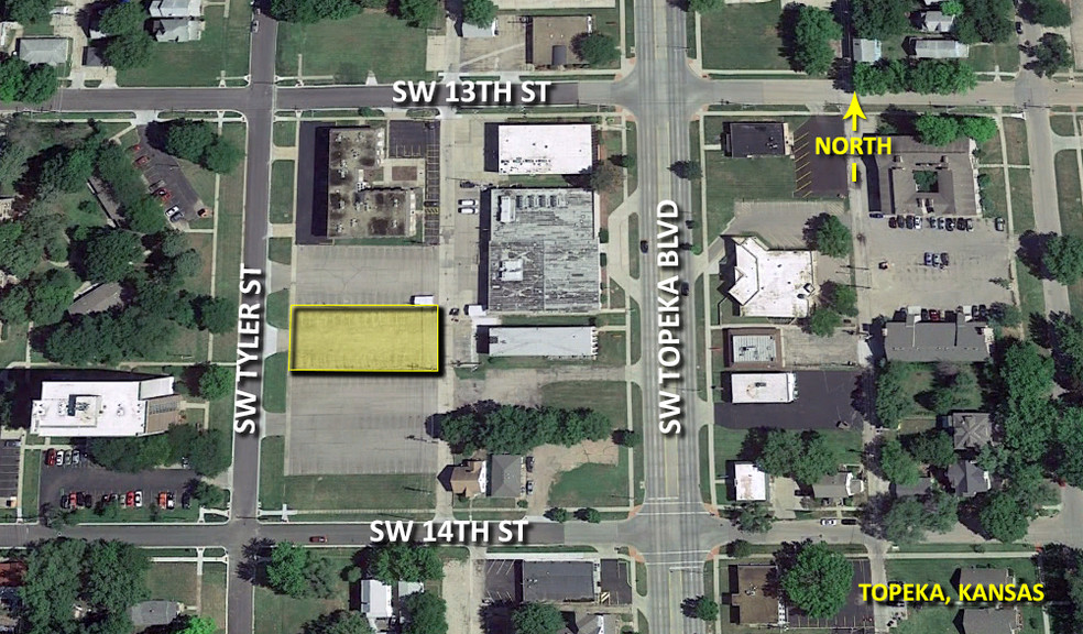 1318 SW Tyler St, Topeka, KS à vendre - Aérien – Image 2 sur 2