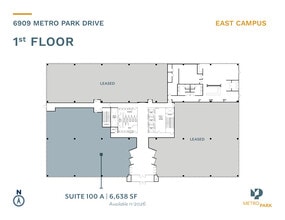 6350 Walker Ln, Alexandria, VA à louer Plan d’étage– Image 1 sur 1