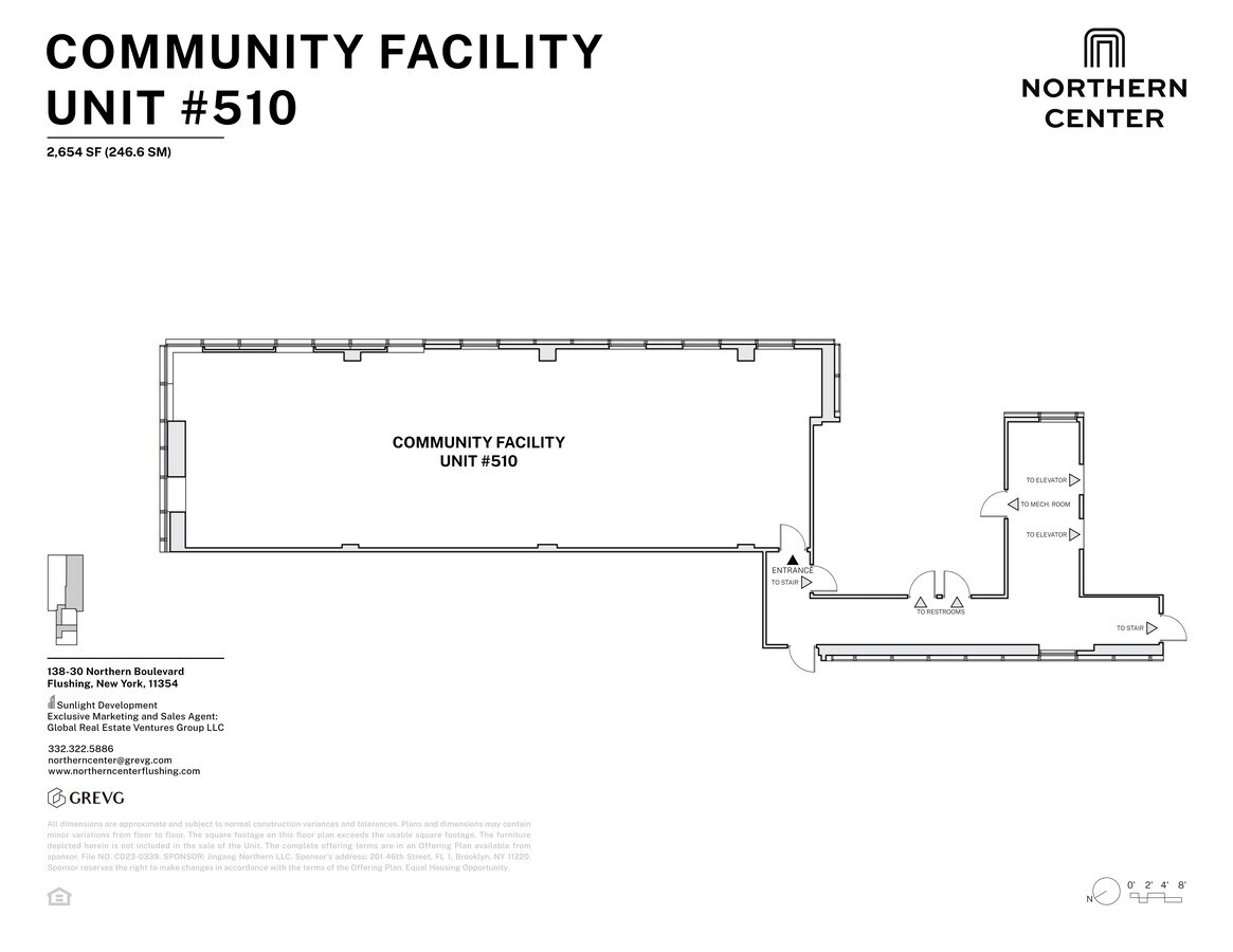 13830 Northern Blvd, Flushing, NY 11354 - Lot C510 -  - Plan d’étage - Image 1 of 1