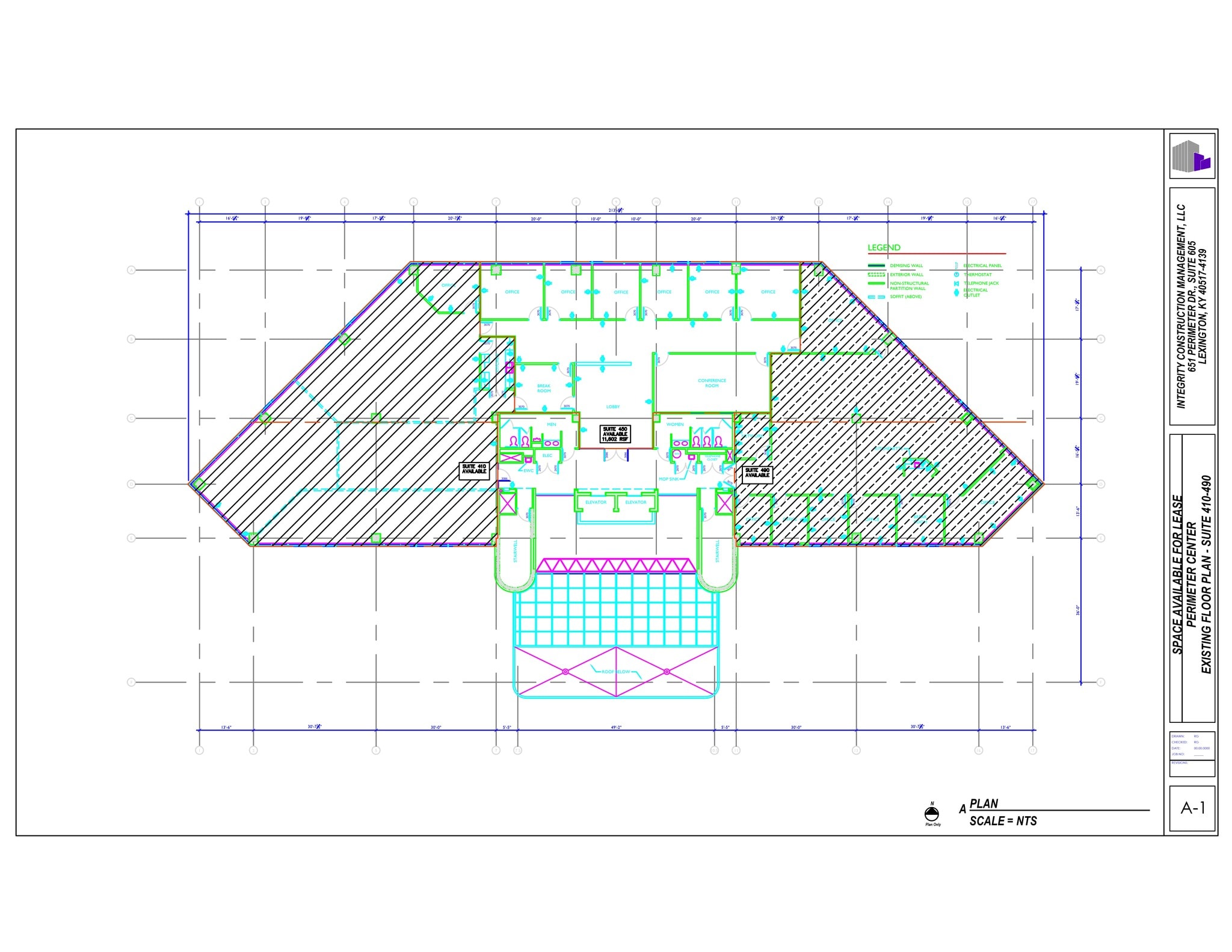 651 Perimeter Dr, Lexington, KY à louer Plan de site– Image 1 sur 1