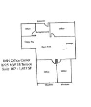 8725 NW 18th Ter, Miami, FL à louer Plan d’étage– Image 1 sur 1