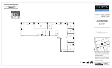 180 Dundas St W, Toronto, ON à louer Plan d’étage– Image 1 sur 1