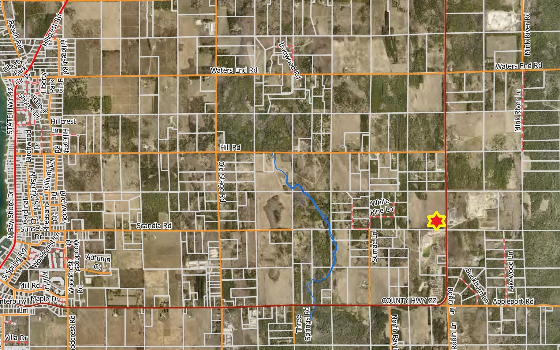 10795 County Road ZZ, Sister Bay, WI à vendre Aérien– Image 1 sur 5