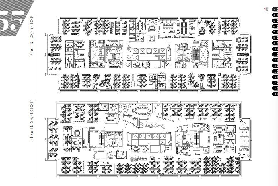 55 Bloor St W, Toronto, ON à louer Plan d’étage– Image 1 sur 1