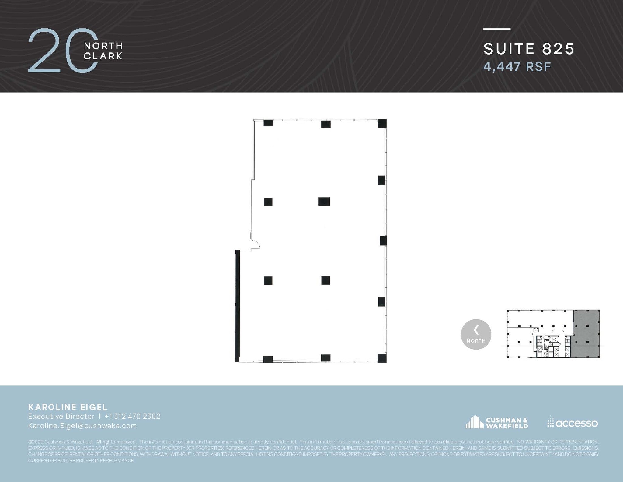 20 N Clark St, Chicago, IL à louer Plan d’étage– Image 1 sur 1