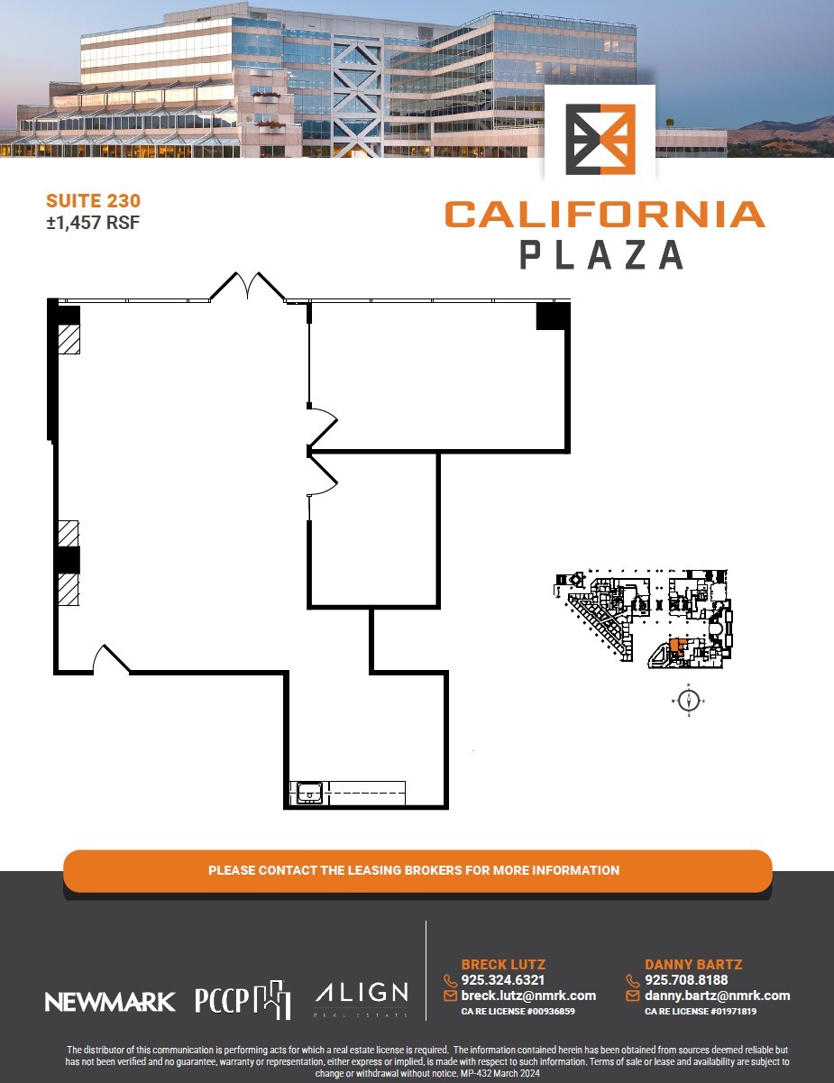2121 N California Blvd, Walnut Creek, CA à louer Plan d’étage– Image 1 sur 1