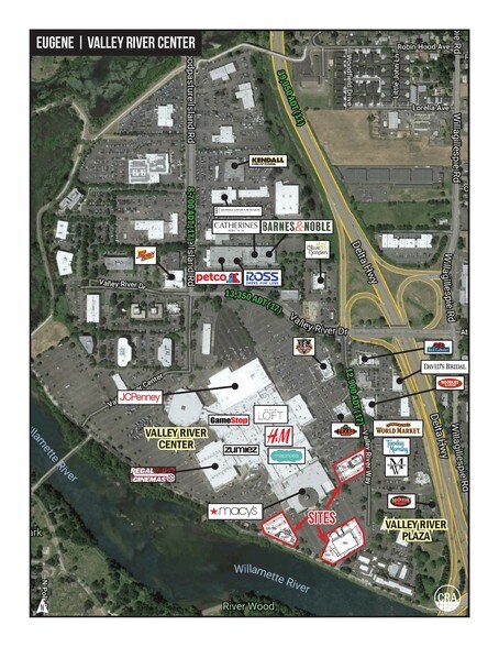 Valley River Ctr, Eugene, OR à louer - Aérien – Image 2 sur 2