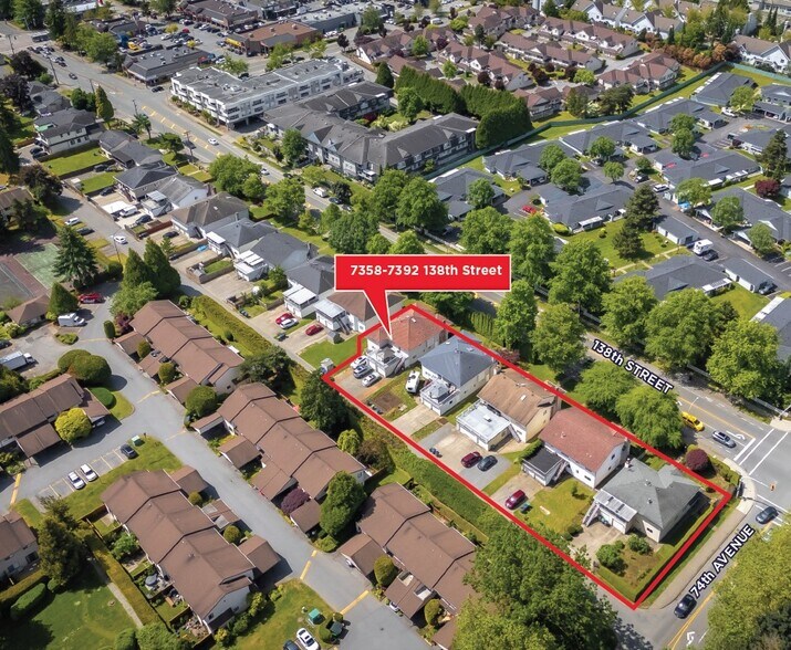 7392 138 St, Surrey, BC à vendre - Aérien – Image 2 sur 2