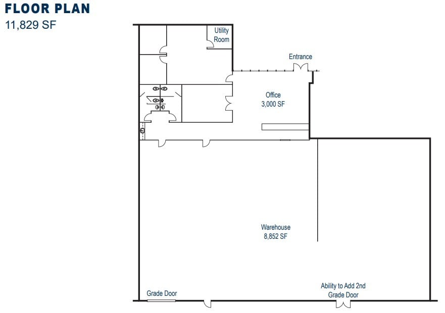 8829-8835 Complex Dr, San Diego, CA à louer Plan d’étage– Image 1 sur 2