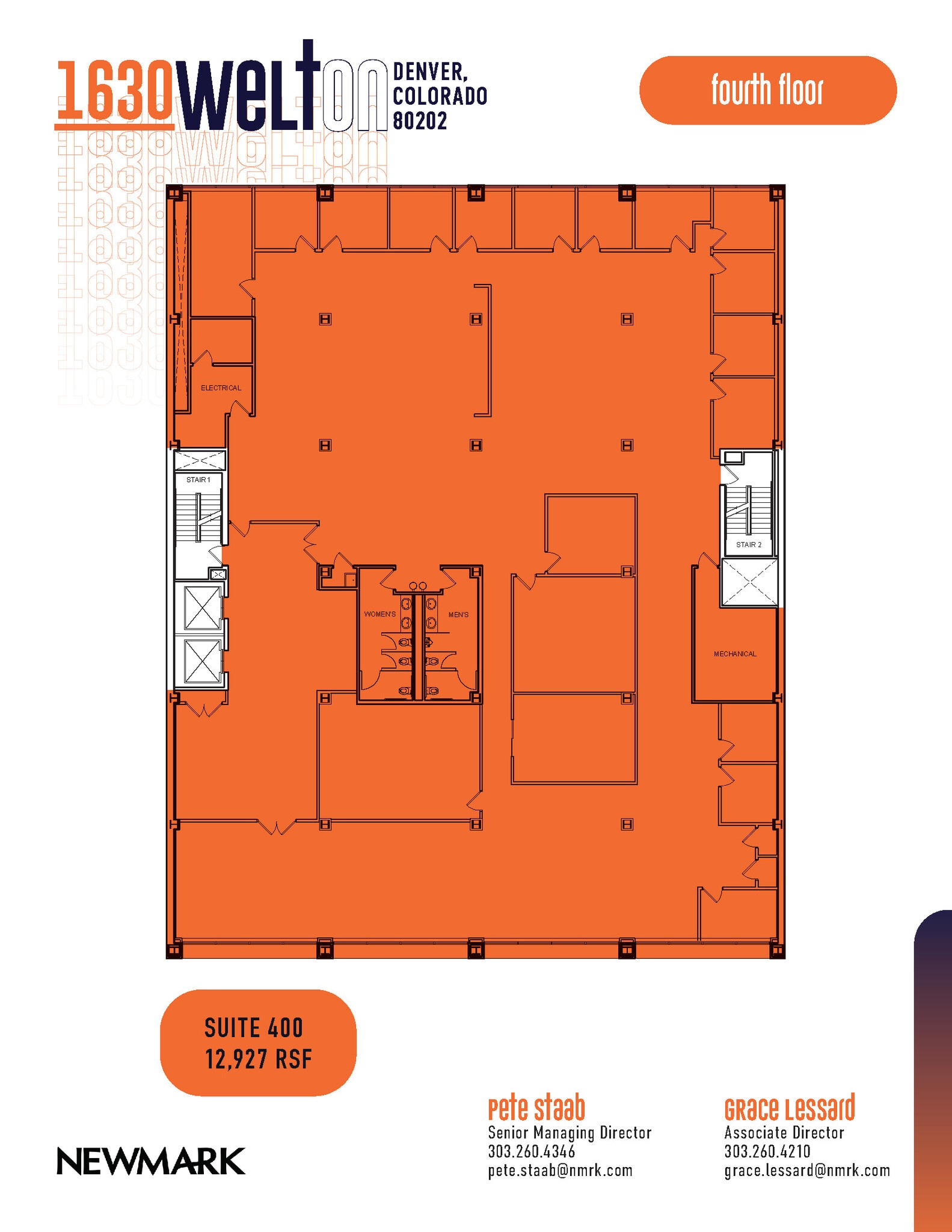 1630 Welton St, Denver, CO à vendre Plan d’étage– Image 1 sur 1