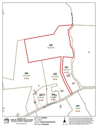 Plus de détails pour Music Mountain Road, Canaan, CT - Terrain à vendre