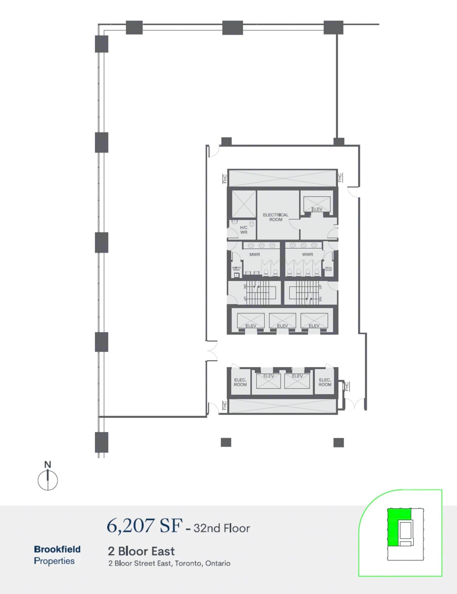 2 Bloor St E, Toronto, ON à louer Plan d’étage– Image 1 sur 1
