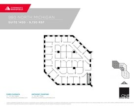 980 N Michigan Ave, Chicago, IL à louer Plan de site– Image 1 sur 2