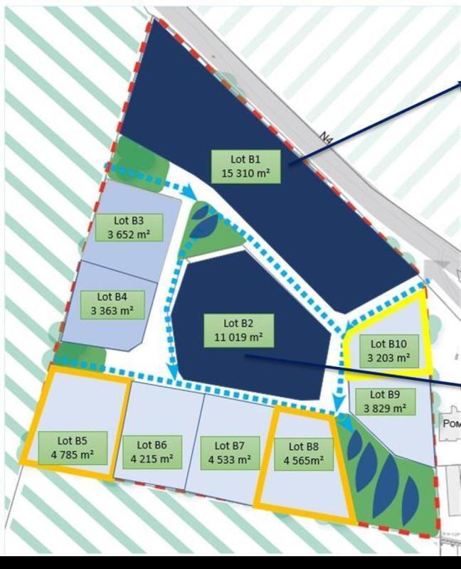 Terrain dans Fontenay-Trésigny à vendre Plan de site– Image 1 sur 4