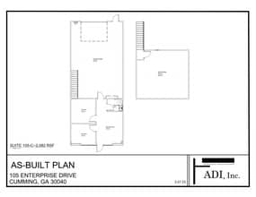 105 Enterprise Dr, Cumming, GA à louer Plan de site– Image 1 sur 1