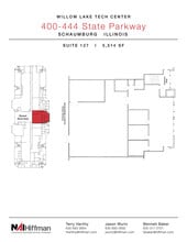 400-444 E State Pky, Schaumburg, IL à louer Plan d’étage– Image 1 sur 1