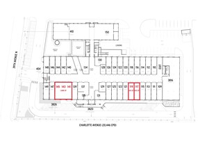 3814 Charlotte Ave, Nashville, TN à louer Plan de site– Image 1 sur 1