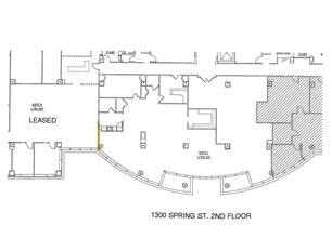 1300 Spring St, Silver Spring, MD à louer Plan d’étage– Image 2 sur 3