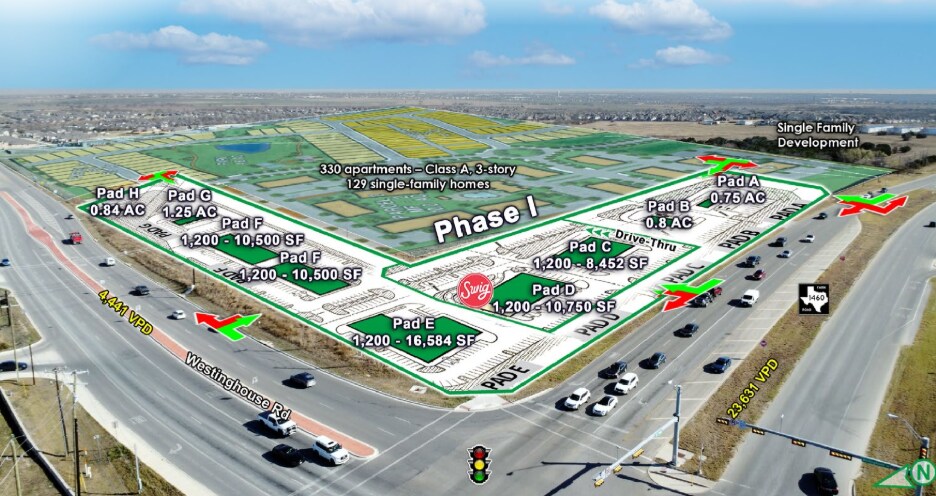 SE Corner Westinghouse Road and FM 1460, Georgetown, TX à louer - Photo principale – Image 1 sur 5
