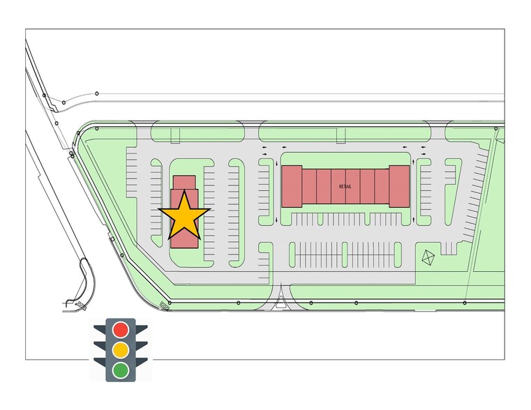 14 S Hwy And Suber Rd, Greer, SC à louer - Plan de site – Image 2 sur 4