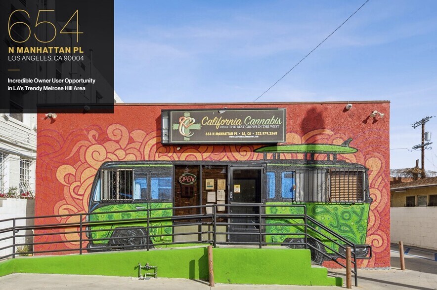 654 N Manhattan Pl, Los Angeles, CA à vendre - Photo de l’immeuble – Image 2 sur 9