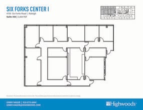 4700 Six Forks Rd, Raleigh, NC à louer Plan d’étage– Image 1 sur 2