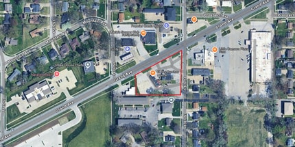 1306-1320 Grand Ave, West Des Moines, IA - VUE AÉRIENNE  vue de carte