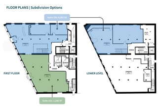 1401-1405 E Cary St, Richmond, VA à louer Plan d’étage– Image 1 sur 7