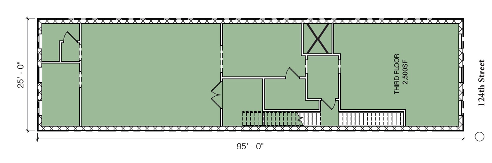 129 E 124th St, New York, NY à louer Plan d’étage– Image 1 sur 14