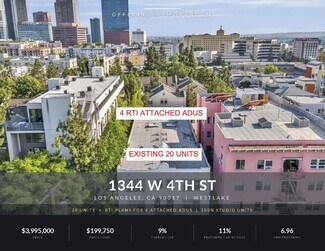 Plus de détails pour 1344 W 4th St, Los Angeles, CA - Logement à vendre