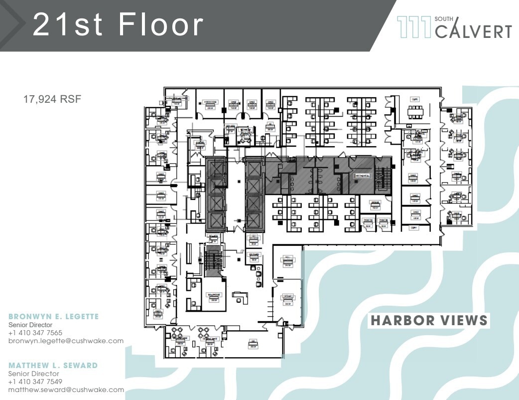 111 S Calvert St, Baltimore, MD à louer Plan d’étage– Image 1 sur 1