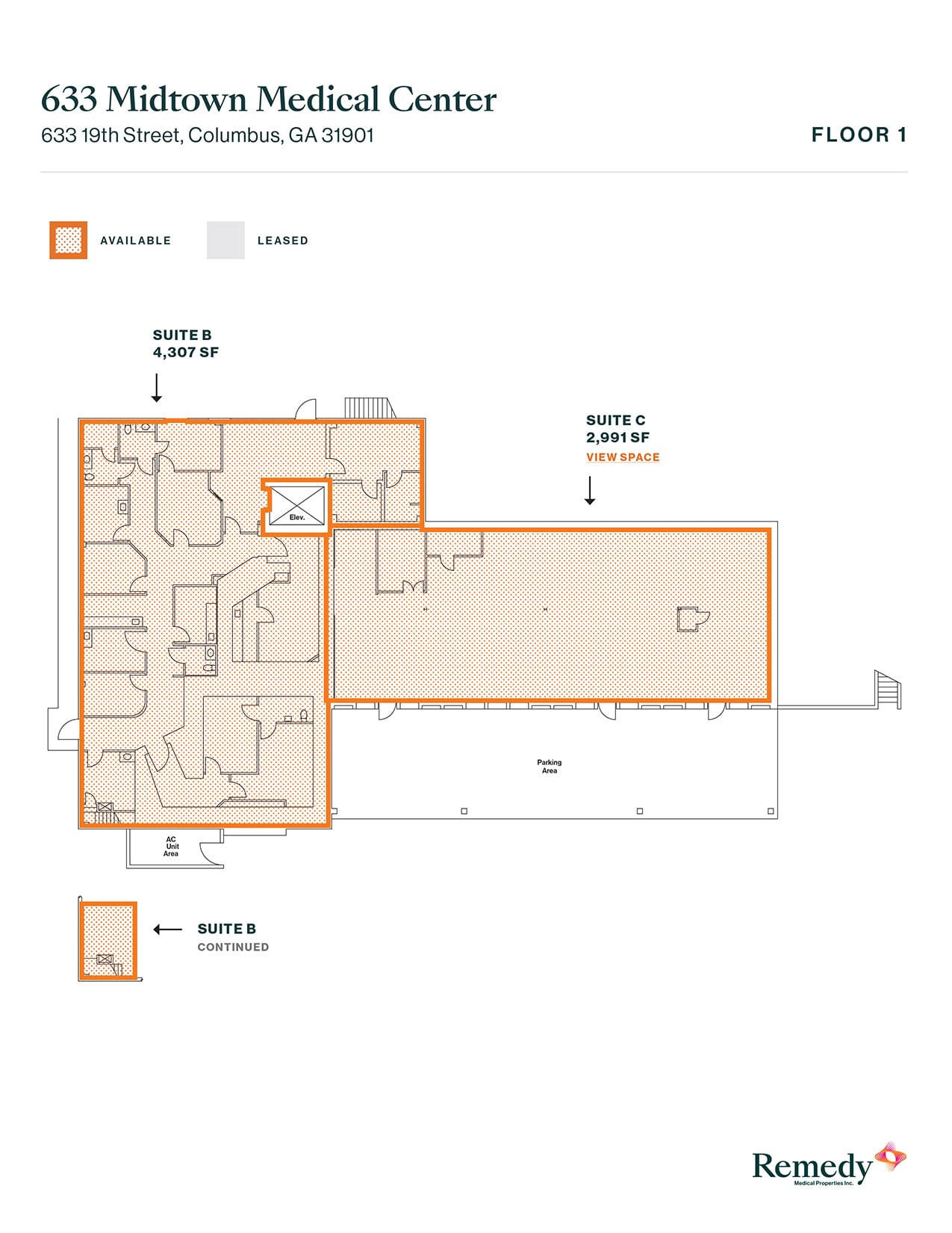 633 19th St, Columbus, GA à louer Plan d’étage– Image 1 sur 1