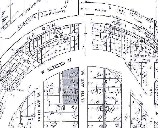 3837-3847 13th Ave W, Seattle, WA à louer - Plan cadastral – Image 2 sur 4