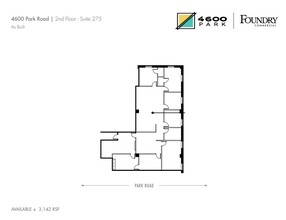 4600 Park Rd, Charlotte, NC à louer Plan d’étage– Image 1 sur 1