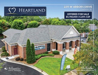 Plus de détails pour 2211 W Arbors Dr, Charlotte, NC - Local commercial à vendre