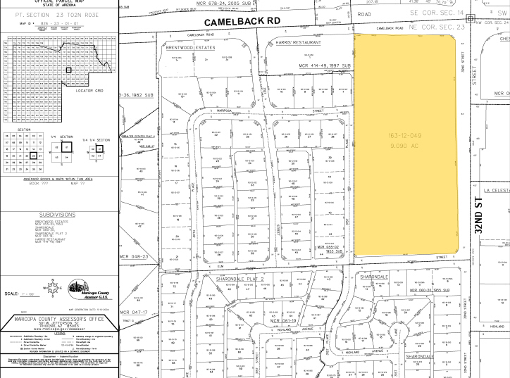 3131 E Camelback Rd, Phoenix, AZ à louer - Plan cadastral – Image 2 sur 7