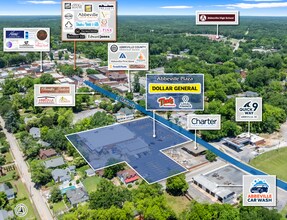 300 S Main St, Abbeville, SC - VUE AÉRIENNE vue de carte - Image1