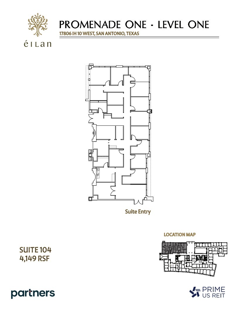 17806 W Interstate 10, San Antonio, TX à louer Plan d’étage– Image 1 sur 1